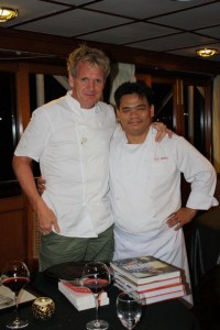 Gordon Ramsay with Luu Meng