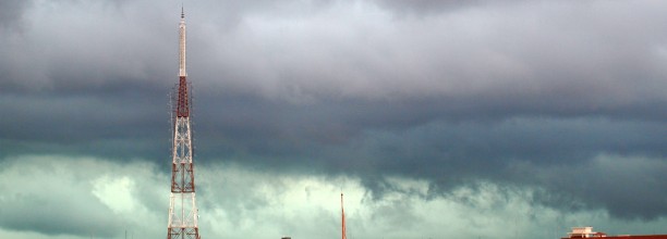 Monsoon Rain arriving in Phnom Penh