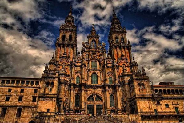 Santiago de Compostela Cathedral in Spain